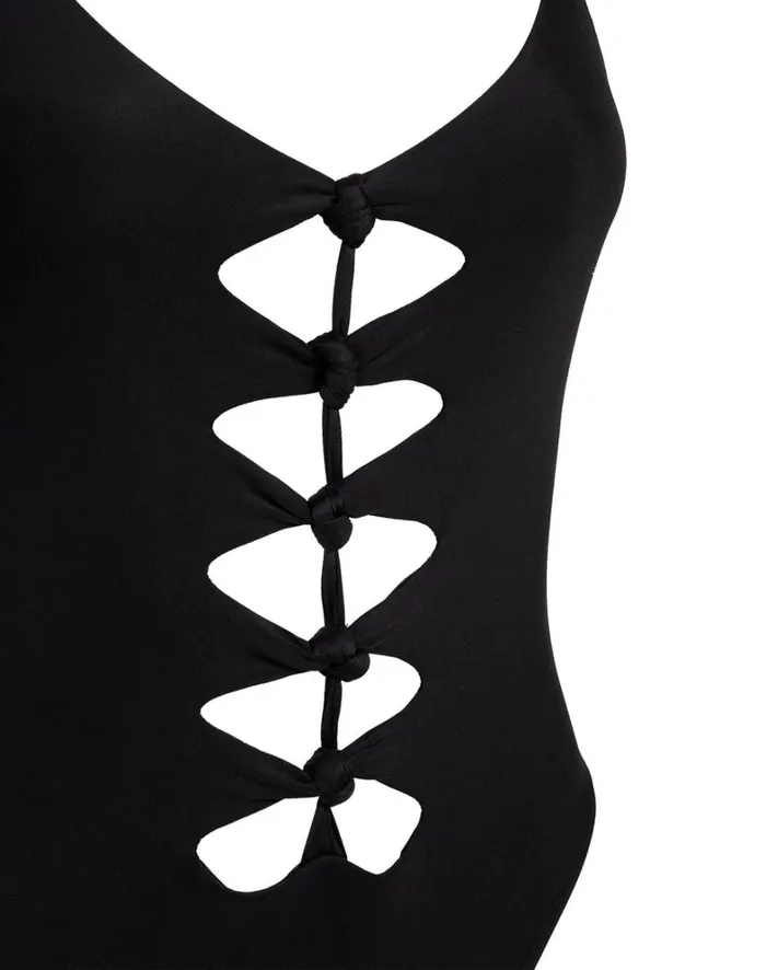 Women ViX Paula Hermanny Bottoms Megan One Piece 8211 Black