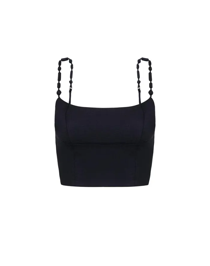 Women ViX Paula Hermanny Matching Sets Sakura Top 8211 Black